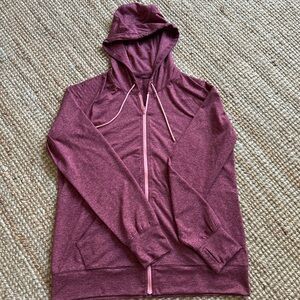 Men’s Wine Zip-Up Hoodie LL Bean